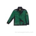 Herren Green Classic Zip Seitentaschen Track Jacket